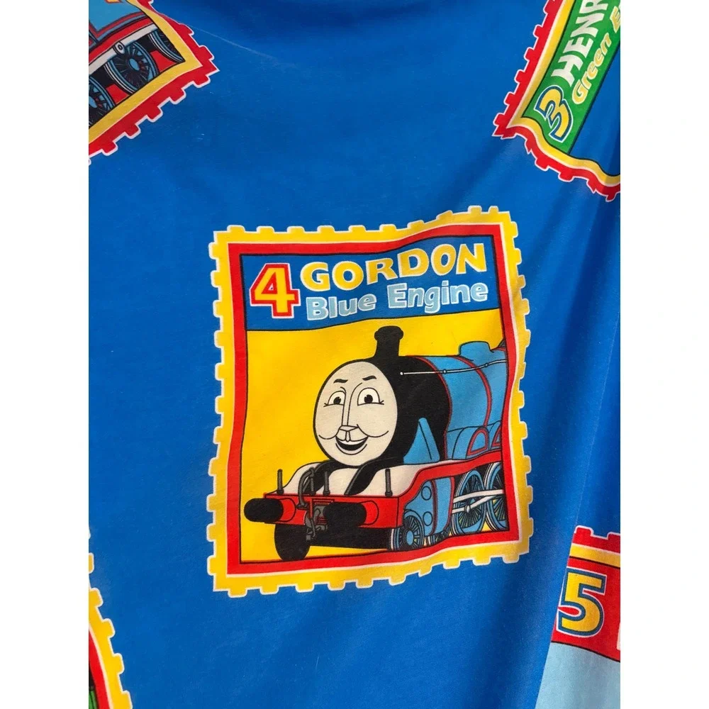 Vintage Thomas & Friends Twin Bedspread and Pillowcase Set Dan River Blue 411